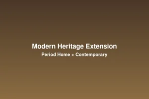 Modern extension added to heritage period home in Melbourne