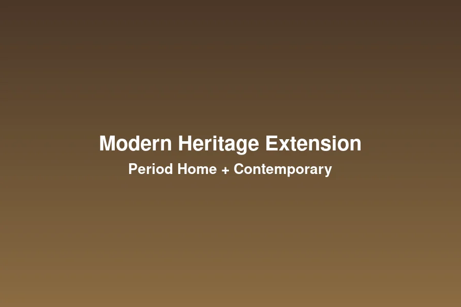 Modern extension added to heritage period home in Melbourne